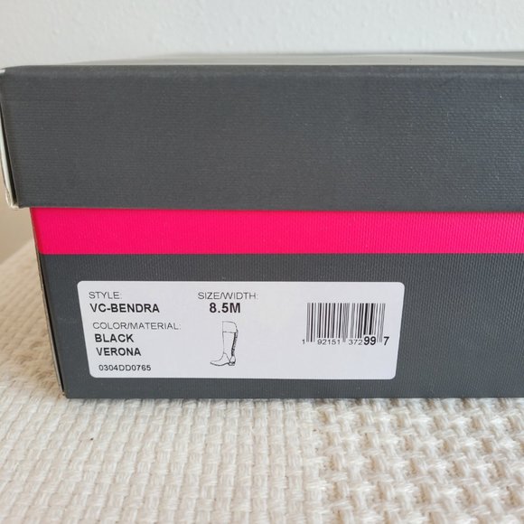 New Vince Camuto Bendra Suede Over the Knee Boots in black - Picture 13 of 13